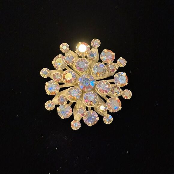 Aurora Borealis Vintage Brooch - Picture 2 of 3